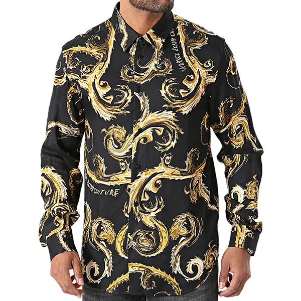 Áo Sơ Mi Nam Versace Jeans Couture 77GAL2R0 NS508 Màu Đen Size 44 - Thời trang - Vua Hàng Hiệu