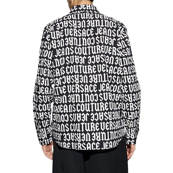 Áo Sơ Mi Nam Versace Jeans Couture Regular Fit 77GAL2R0 NS469 L01 Màu Đen Trắng Size 48 - Thời trang - Vua Hàng Hiệu