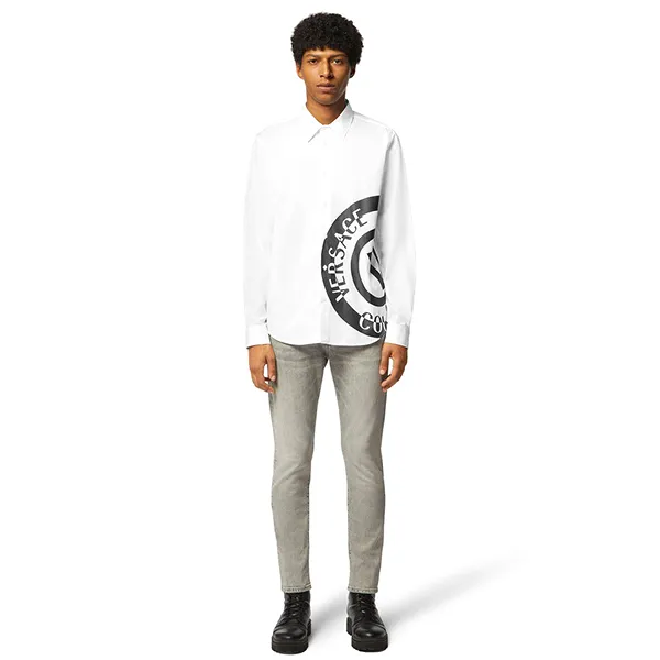 Áo Sơ Mi Nam Versace Jeans Couture White Printed Shirt 76GALYR1 CN002 003 Màu Trắng Size 46 - Thời trang - Vua Hàng Hiệu