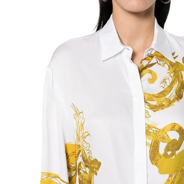 Áo Sơ Mi Nữ Versace Jeans Couture Watercolor 76HAL2P2 NS409 G03 Màu Trắng Size 38 - Thời trang - Vua Hàng Hiệu