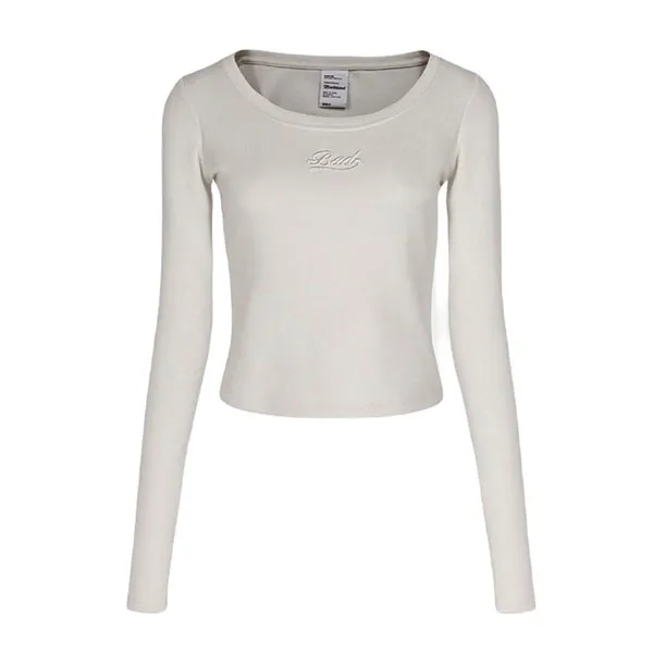 Áo Thun Dài Tay Nữ Badblood Beyond Soft Scoop Neck Long Sleeve Cream Màu Trắng Kem Size S - Thời trang - Vua Hàng Hiệu