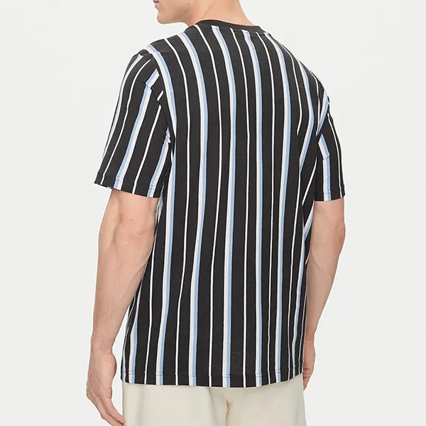 Áo Thun Nam Puma Men's Round Neck Short Sleeve Striped TShirt Squad 678973_01 Màu Đen Kẻ Size S