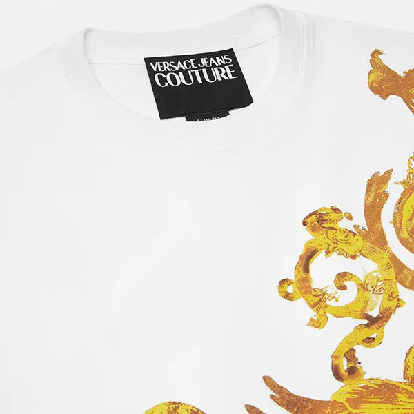 Áo Thun Nam Versace Jeans Couture 76GAH6SW JS304 G03 Màu Trắng Size S - Thời trang - Vua Hàng Hiệu