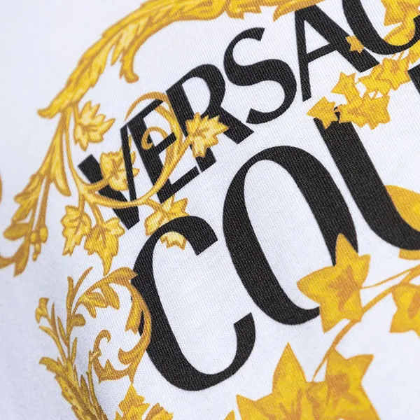 Áo Thun Nam Versace Jeans Couture T-shirt 77GAHE05 CJ00E G03 Màu Trắng Size XS