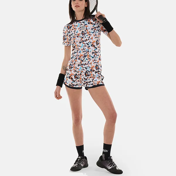 Áo Thun Nữ Hydrogen Pickleball Camo Pixel Tech T-Shirt TT1007-L76 Phối Màu Size XS