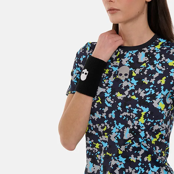 Áo Thun Nữ Hydrogen Pickleball Camo Pixel Tech T-Shirt TT1007-L78 Phối Màu Size XS