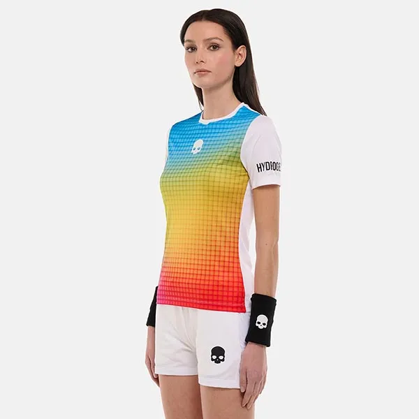 Áo Thun Nữ Pickleball Hydrogen Spectrum Tech DT1002-001 Tshirt Phối Màu Size XS