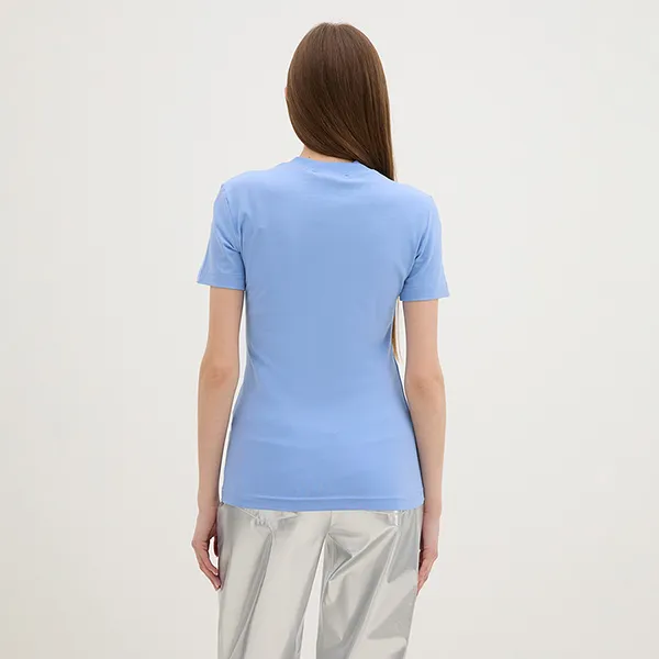 Áo Thun Nữ Versace Jeans Couture T-Shirt 76HAH6A8 J0020 261 Màu Xanh Nhạt Size XS - Thời trang - Vua Hàng Hiệu