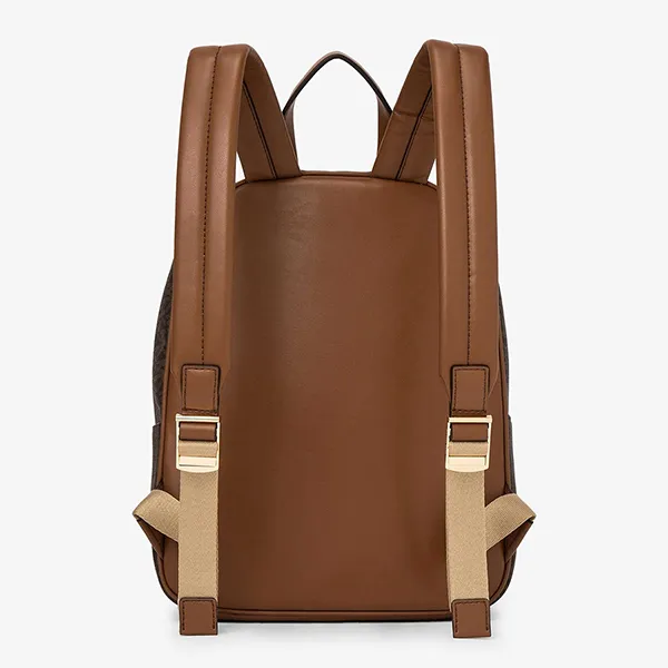 Balo Nữ Michael Kors MK Jet Set Pocket Backpack Medium 35T4GTTB6B Màu Nâu