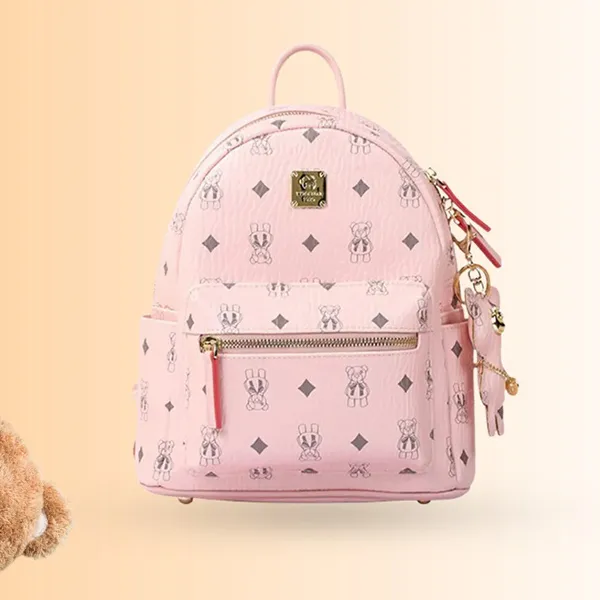 Balo Nữ TTWN BEAR TN1268-2-F00 Màu Hồng Size M