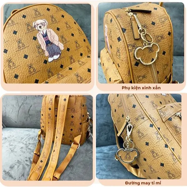 Balo Nữ TTWN BEAR TN3415-18130 Màu Nâu Khaki Size M