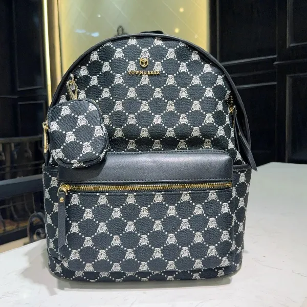 Balo Nữ TTWN BEAR TN3517 TN3517-14510 Màu Đen (Kèm Ví)