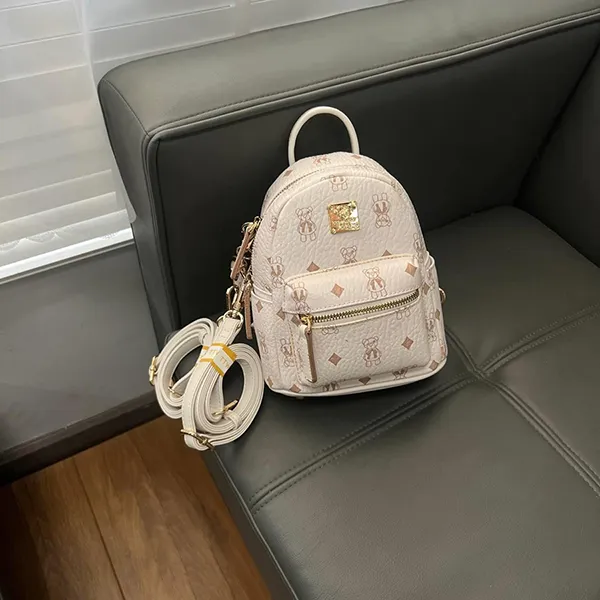 Balo Nữ TTWN BEAR White TN2665-7490 Màu Trắng Sữa Size S