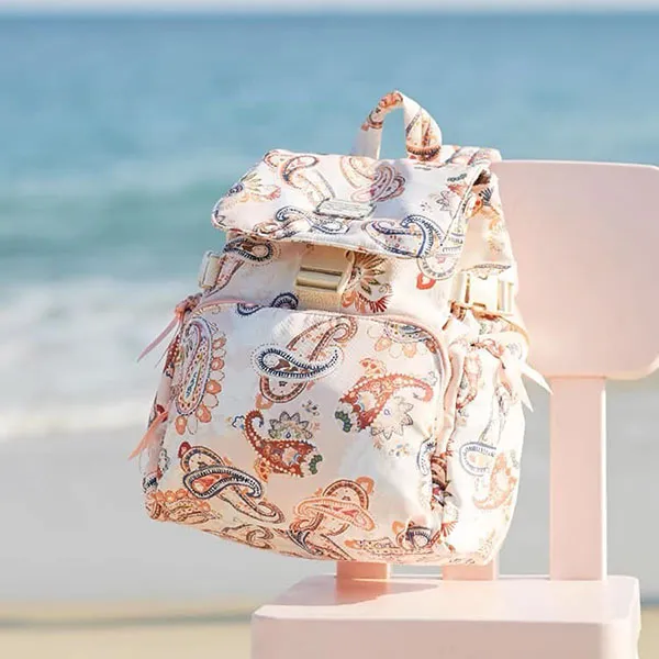 Balo Nữ Venuco Khóa Cài Backpack N06B223 Màu Hồng