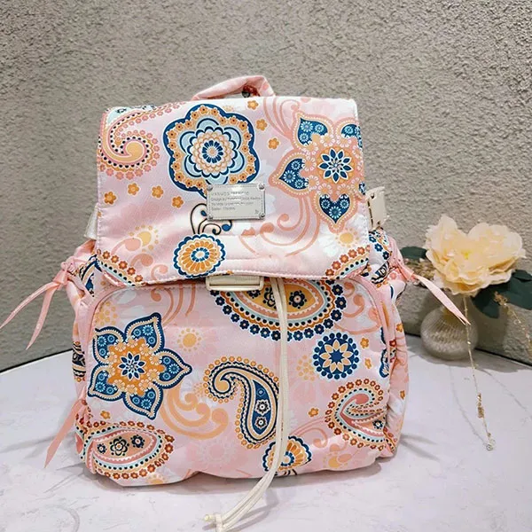 Balo Nữ Venuco Khóa Cài Backpack P30B223 Màu Hồng
