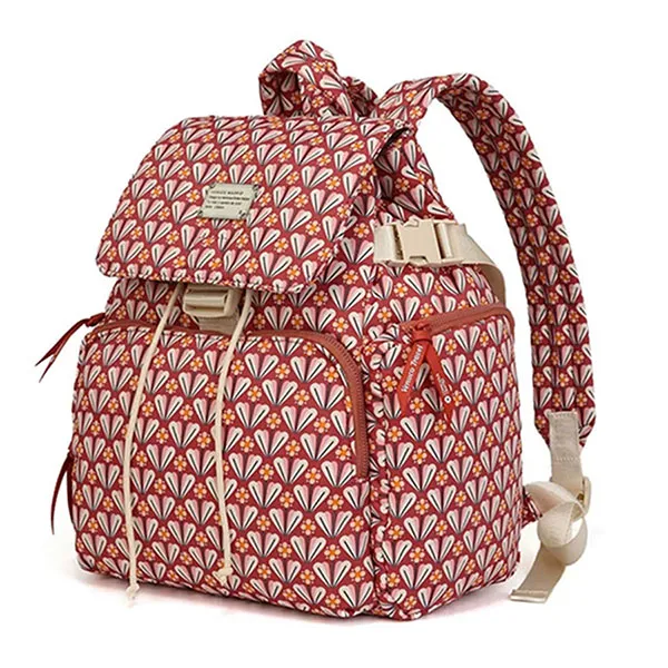 Balo Nữ Venuco Khóa Cài Backpack R18B223 Màu Đỏ