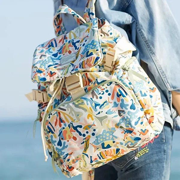 Balo Nữ Venuco Khóa Cài Backpack T01B223 Phối Màu - Túi xách - Vua Hàng Hiệu