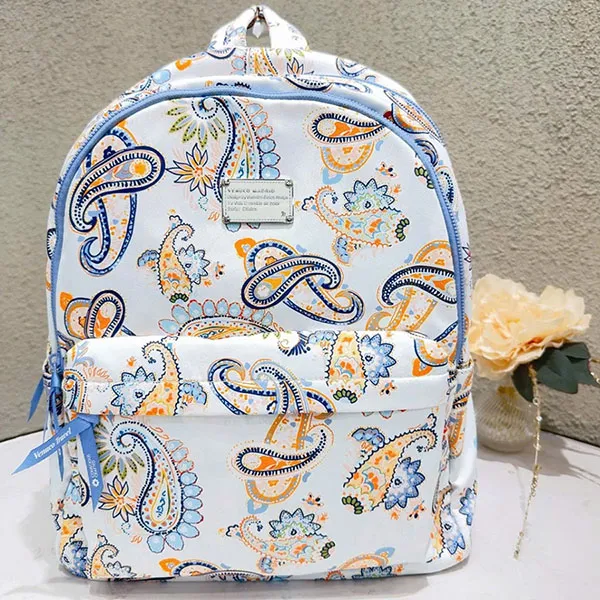 Balo Nữ Venuco Khóa Kéo Backpack B47B224 Màu Xanh Pastel - Túi xách - Vua Hàng Hiệu