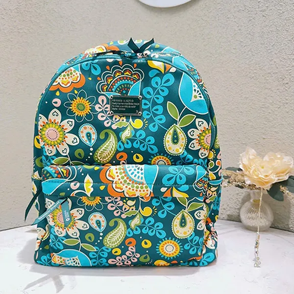 Balo Nữ Venuco Khóa Kéo Backpack G01B224 Màu Xanh Lá Cây - Túi xách - Vua Hàng Hiệu