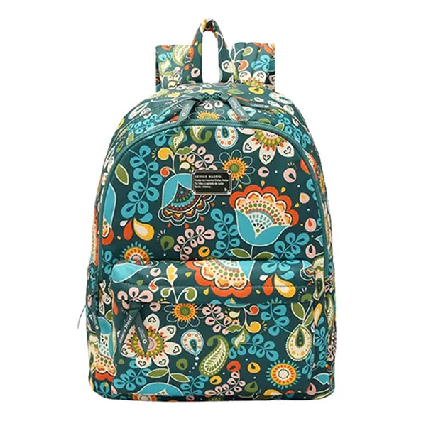 Balo Nữ Venuco Khóa Kéo Backpack G01B224 Màu Xanh Lá Cây - Túi xách - Vua Hàng Hiệu
