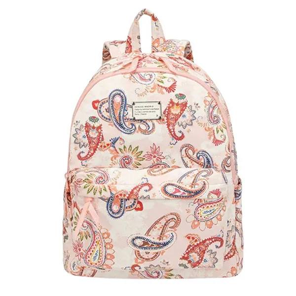 Balo Nữ Venuco Khóa Kéo Backpack N06B224 Màu Hồng - Túi xách - Vua Hàng Hiệu