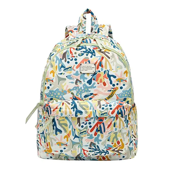 Balo Nữ Venuco Khóa Kéo Backpack T01B224 Phối Màu - Túi xách - Vua Hàng Hiệu