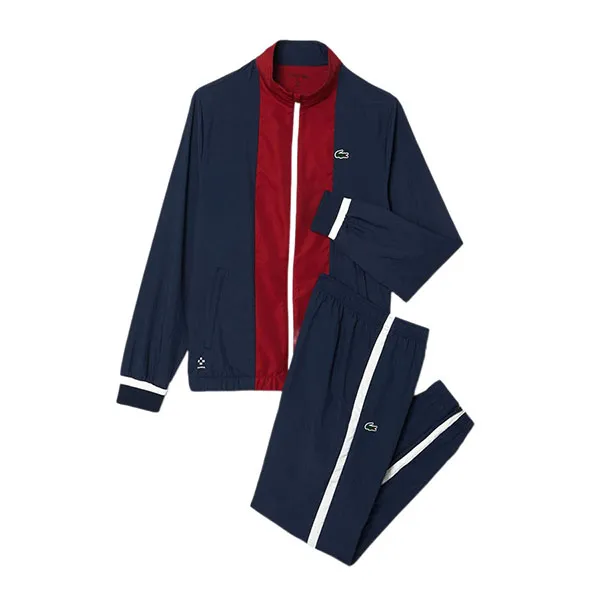 Bộ Quần Áo Gió Nam Lacoste Sport x Daniil Medvedev Sportsuit WH7581-IRZ Màu Xanh Navy Phối Đỏ Size 4 - Thời trang - Vua Hàng Hiệu