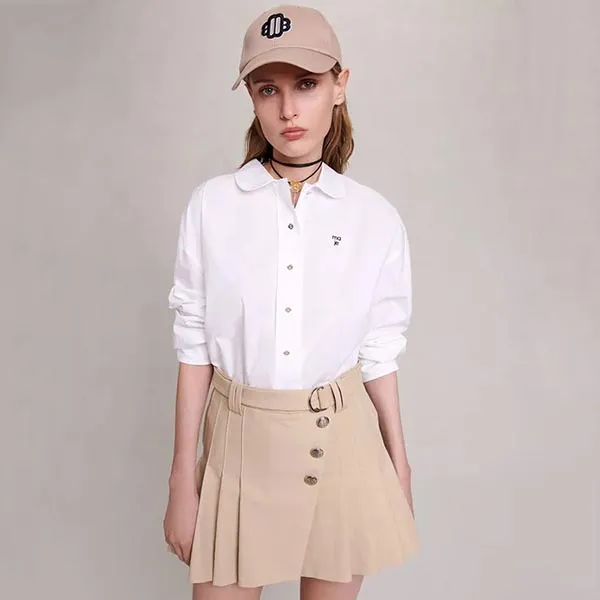 Chân Váy Nữ Maje In Beige MFPJU01055 Màu Be Size 38 - Thời trang - Vua Hàng Hiệu