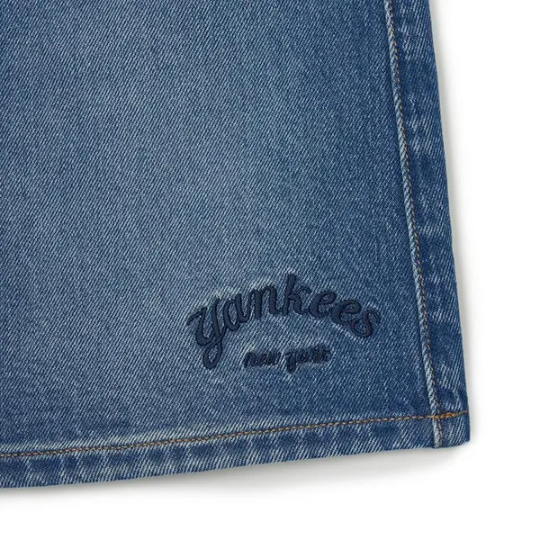[MLB] Varsity Logo Denim Skirt ★すぐ品切れ★ MLB Denim 牛仔系列