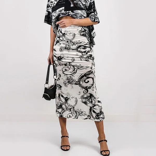 Chân Váy Nữ Versace Jeans Couture 76HAE804 JS291 003 Màu Trắng Size 38 - Thời trang - Vua Hàng Hiệu