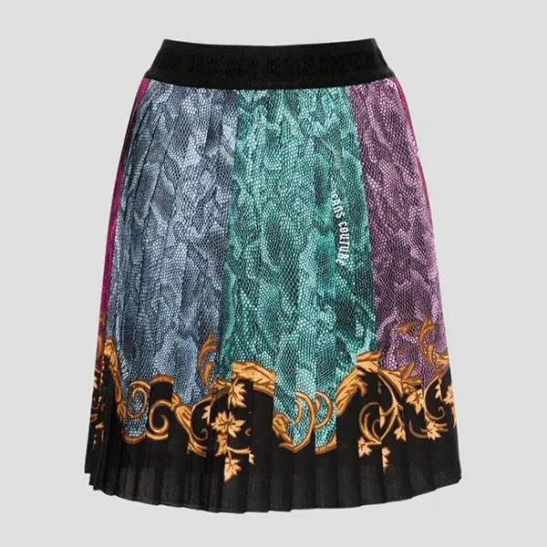 Chân Váy Nữ Versace Jeans Couture Black With Baroque Printed 77HAE8P1NS545477 Phối Màu Size 40 - Thời trang - Vua Hàng Hiệu
