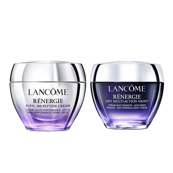 Combo Kem Dưỡng Da Ngày Và Đêm Lancôme Rénergie H.P.N. 300-Peptide Cream SPF25 + Rénergie Lift Multi-Action Night Cream (2 x 50ml)