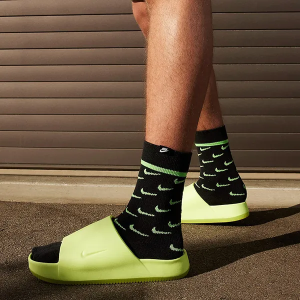 Dép Nam Nike Calm Men's Slides FD4116-700 Màu Xanh Neon Size 41