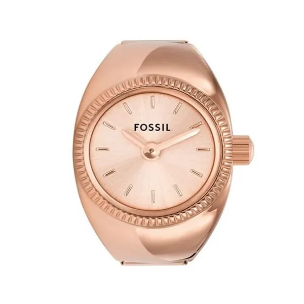 Đồng Hồ Dạng Nhẫn Nữ Fossil Watch Ring Two-Hand ES5247 Màu Vàng Hồng