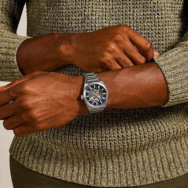 Đồng Hồ Nam Fossil Everett Automatic Stainless Steel Watch ME3220 Màu Bạc - Đồng hồ - Vua Hàng Hiệu