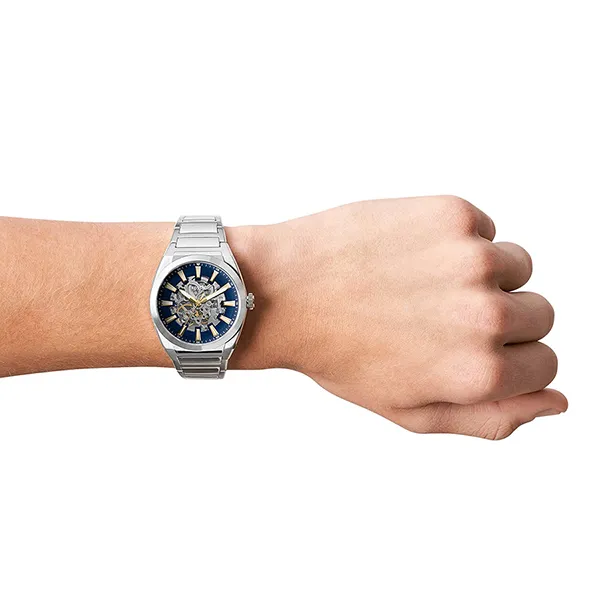 Đồng Hồ Nam Fossil Everett Automatic Stainless Steel Watch ME3220 Màu Bạc - Đồng hồ - Vua Hàng Hiệu