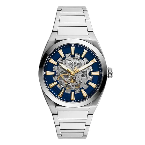 Đồng Hồ Nam Fossil Everett Automatic Stainless Steel Watch ME3220 Màu Bạc - Đồng hồ - Vua Hàng Hiệu