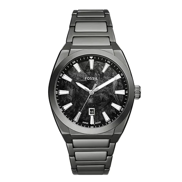 Đồng Hồ Nam Fossil Everett Stainless Steel Watch FS6075 Màu Ghi