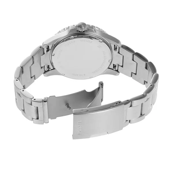 Đồng Hồ Nam Fossil Three-Hand Blue Dive Watch FS6032 Màu Bạc Đen - Đồng hồ - Vua Hàng Hiệu