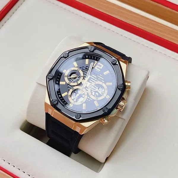 Đồng Hồ Nam Guess Quartz GW0263G1 Màu Vàng Đen