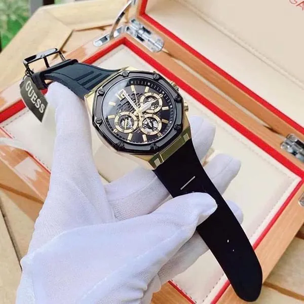 Đồng Hồ Nam Guess Quartz GW0263G1 Màu Vàng Đen