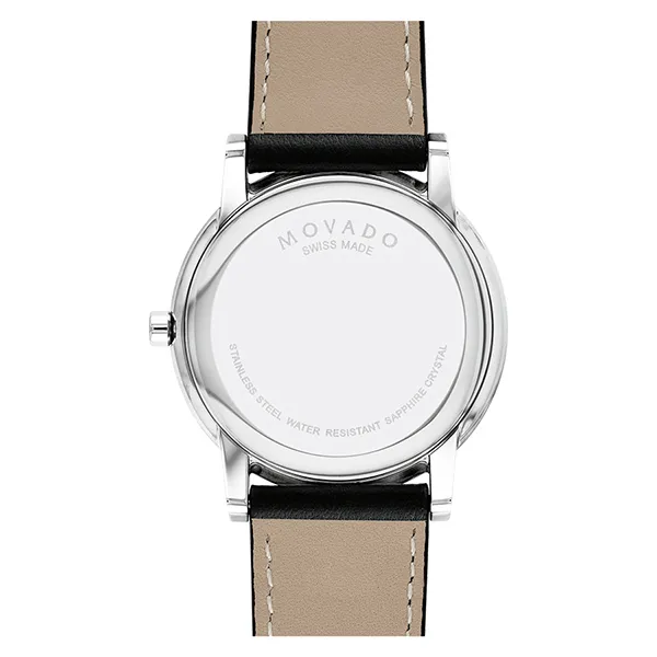 Đồng Hồ Nam Movado Classic Museum Watch 40mm 0607312 Màu Đen - Đồng hồ - Vua Hàng Hiệu