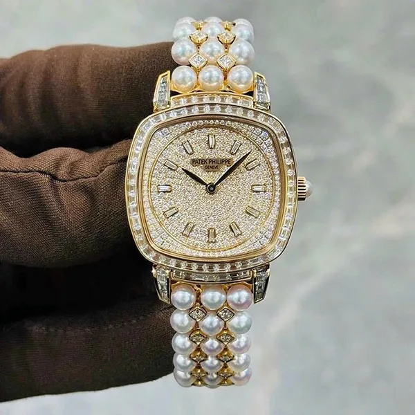 Đồng Hồ Nữ Patek Philippe Gondolo 7042/100R-010 Màu Vàng Trắng