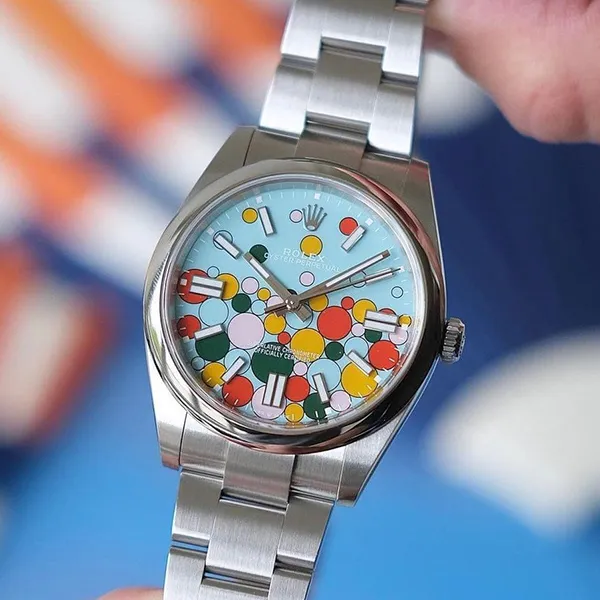 Đồng Hồ Nữ Rolex Oyster Perpetual 36mm Celebration Dial Automatic Chronometer 126000-0009 Màu Bạc Xanh - Đồng hồ - Vua Hàng Hiệu