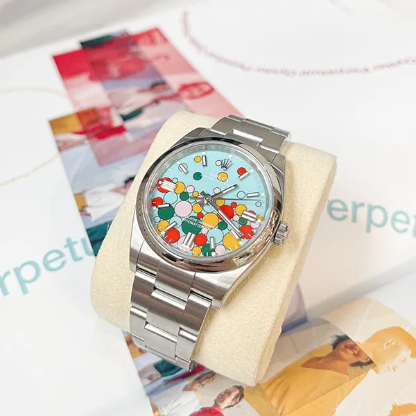 Đồng Hồ Nữ Rolex Oyster Perpetual 36mm Celebration Dial Automatic Chronometer 126000-0009 Màu Bạc Xanh - Đồng hồ - Vua Hàng Hiệu
