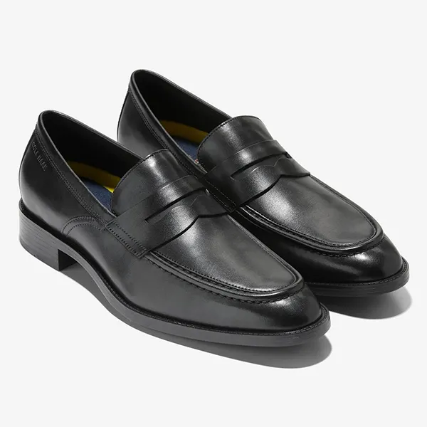Giày Lười Nam Cole Haan Hawthorne Penny Loafer C33223 Màu Đen 40 - Giày - Vua Hàng Hiệu