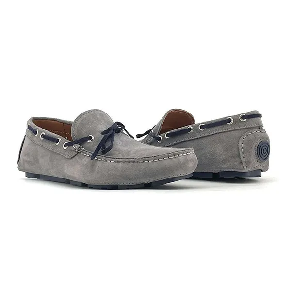 Giày Lười Nam Duca Di Morrone Moccasin EDOARDO-CAM_GRIGIO-BLU Màu Xanh Size 40