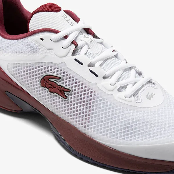 Giày Tennis Nam Lacoste Men's Tech Point Textile Tennis Shoes 46SMA0015-2G1 Màu Đỏ/Trắng Size 10