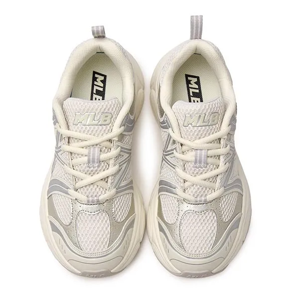 Giày Thể Thao MLB Korea Ace Runner V2 New York Yankees Ivory 3ARNAC24N-50IVS Màu Trắng