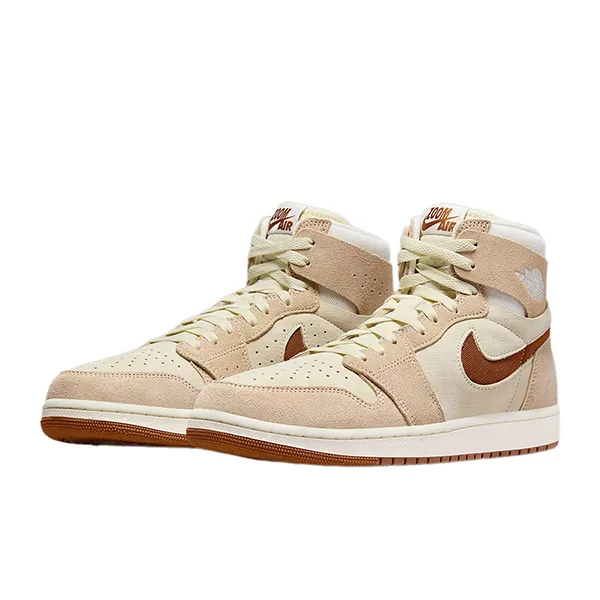 Giày Thể Thao Nam Nike Air Jordan 1 High Zoom Comfort 2 DV1307-120 Màu Be Size 43